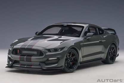 1:18 Ford Shelby GT-350R - Lead Foot Grey w/Black Stripes - AUTOart - 72930