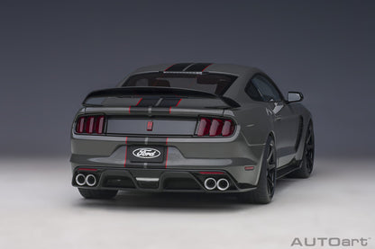 1:18 Ford Shelby GT-350R - Lead Foot Grey w/Black Stripes - AUTOart - 72930