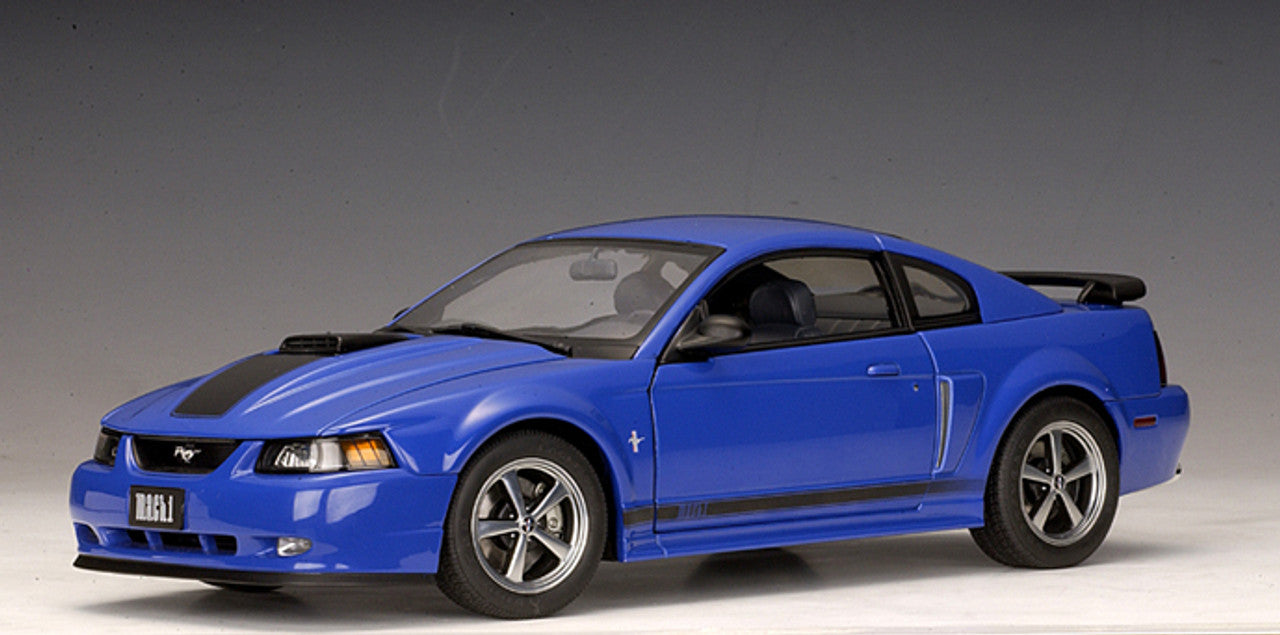1:18 Ford Mustang Mach 1 - 2003 - Azure Blue - AUTOart - 73001
