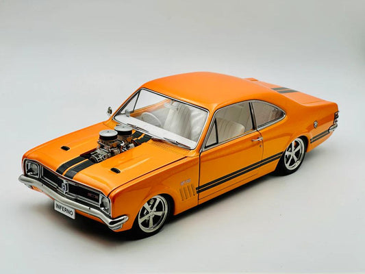 1:18 Holden HT GTS Monaro Street Machine - Inferno - Metallic Orange - AUTOart - 73415