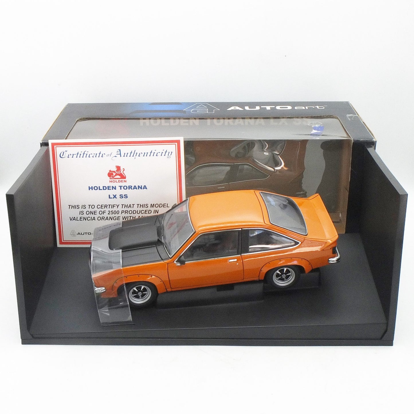 1:18 Holden LX Torana SS A9X Option 2Dr - Valencia Orange - AUTOart - 73453