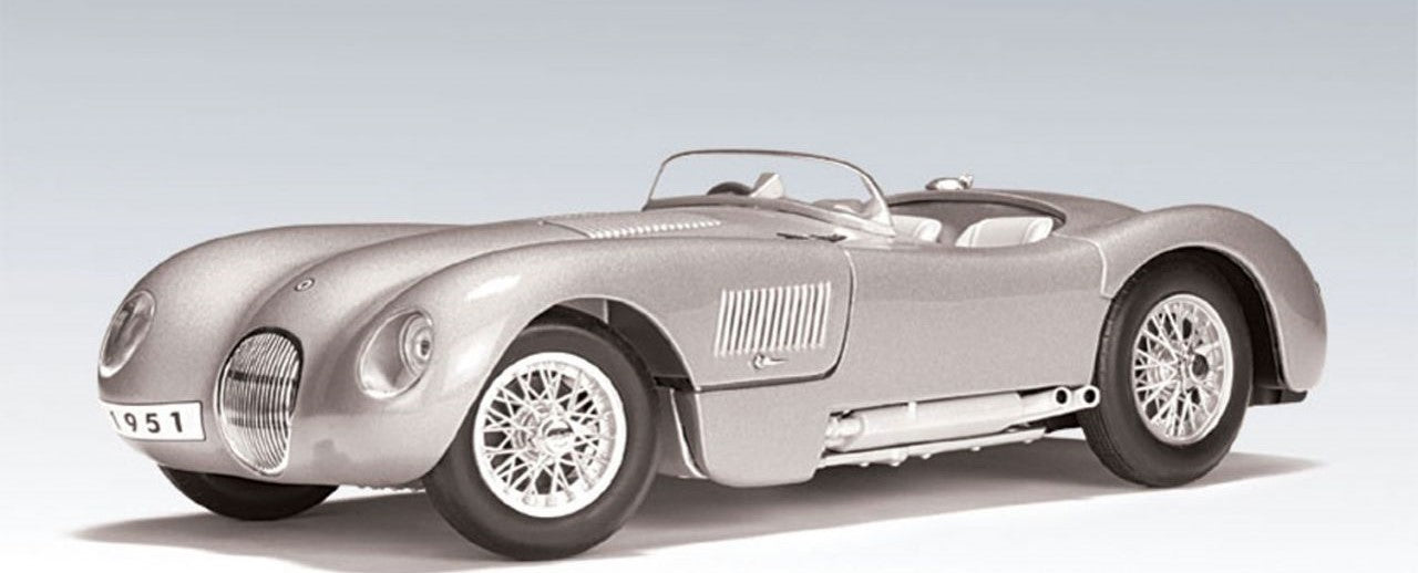 1:18 Jaguar C-Type - 1951 - Silver - AUTOart - 73501