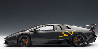 1:18 Lamborghini Murcielago LP 670-4 Super Veloce - Grey w/ Orange accents - AUTOart - 74625