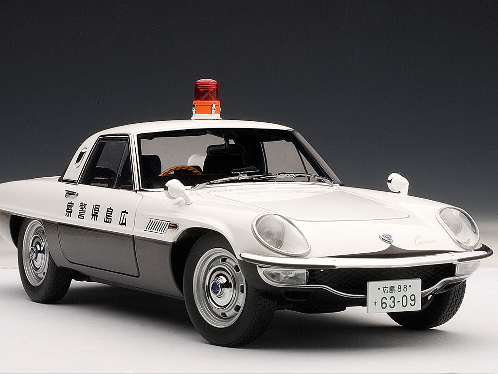 1:18 Mazda Cosmo Sport Japanese Police Car - AUTOart - 75935