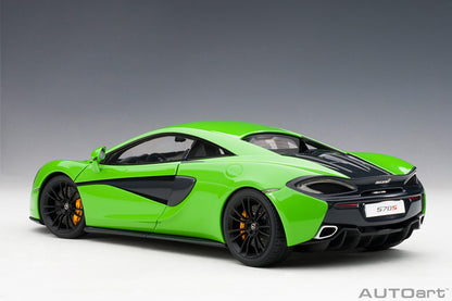 1:18 McLaren 570S - Mantis Green /Black Wheels - AUTOart - 76042