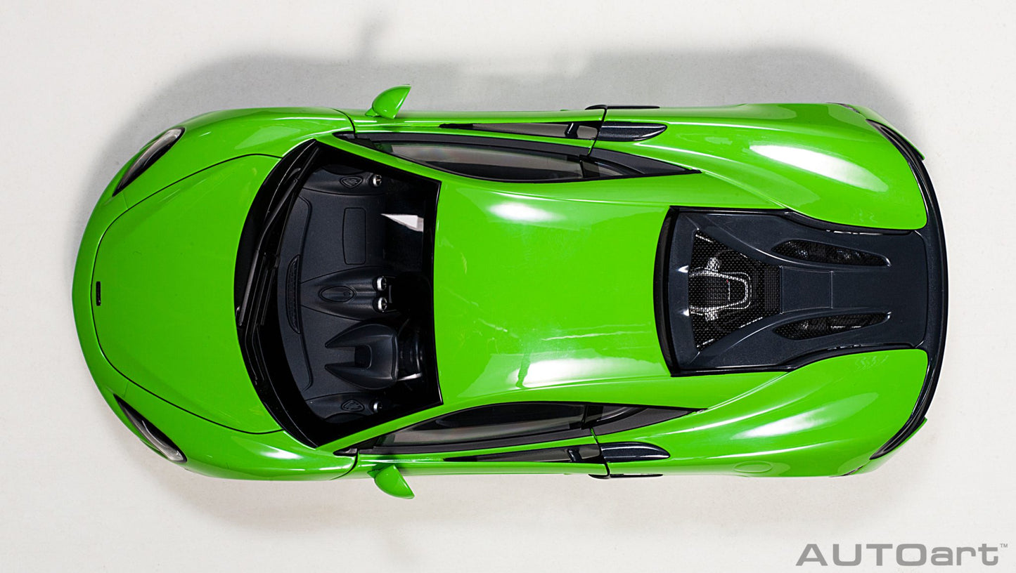 1:18 McLaren 570S - Mantis Green /Black Wheels - AUTOart - 76042