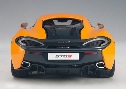 1:18 McLaren 570S - McLaren Orange /Silver Wheels - AUTOart - 76044