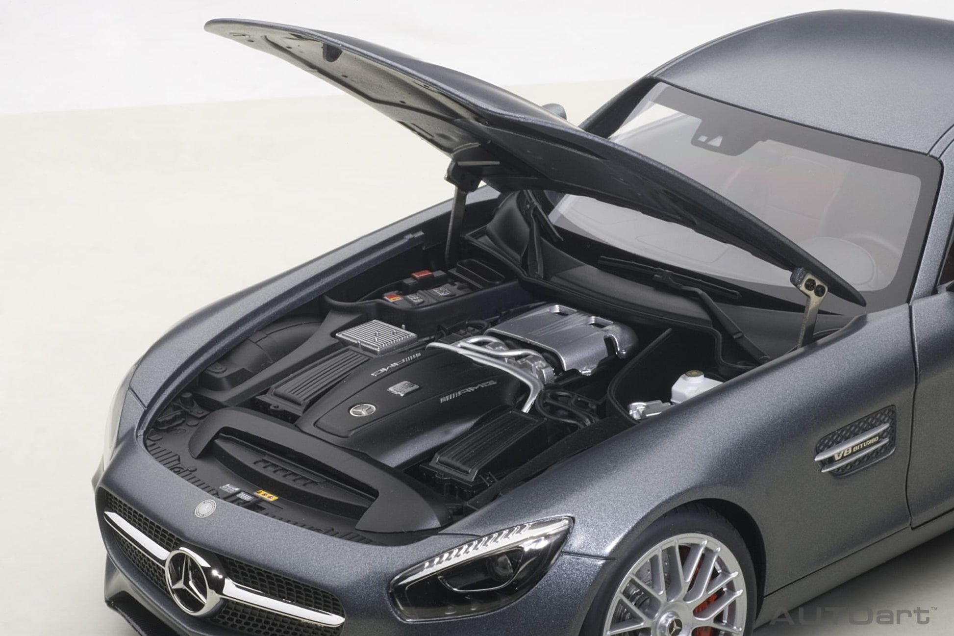 1:18 Mercedes-Benz AMG GT S - Matt Grey - AUTOart - 76312