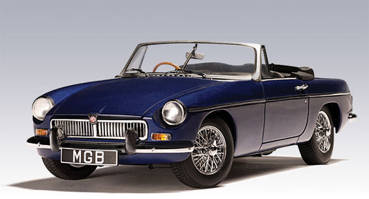 1:18 MG MGB Roadster MKII - 1969 - Pageant Blue - AUTOart - 76611