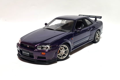 1:18 Nissan R34 Skyline GTR - 1999 - Midnight Purple - AUTOart - 77304