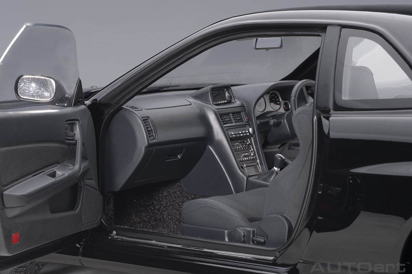 1:18 Nissan R34 Skyline GT-R V-Spec II - Black Pearl - AUTOart - 77407