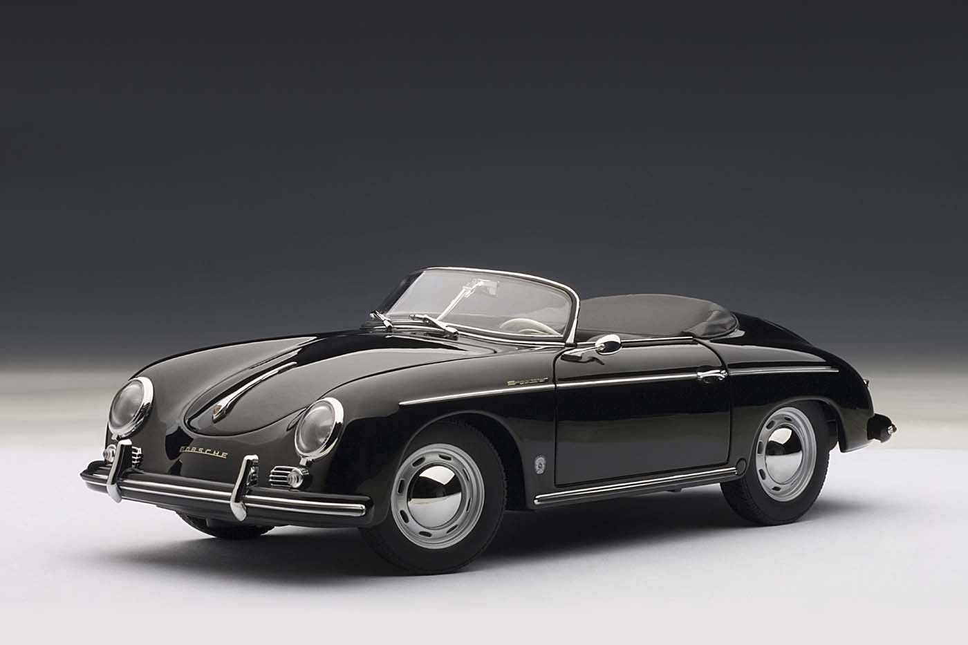 1:18 Porsche 356A Speedster - European Version - Black - AUTOart - 77863