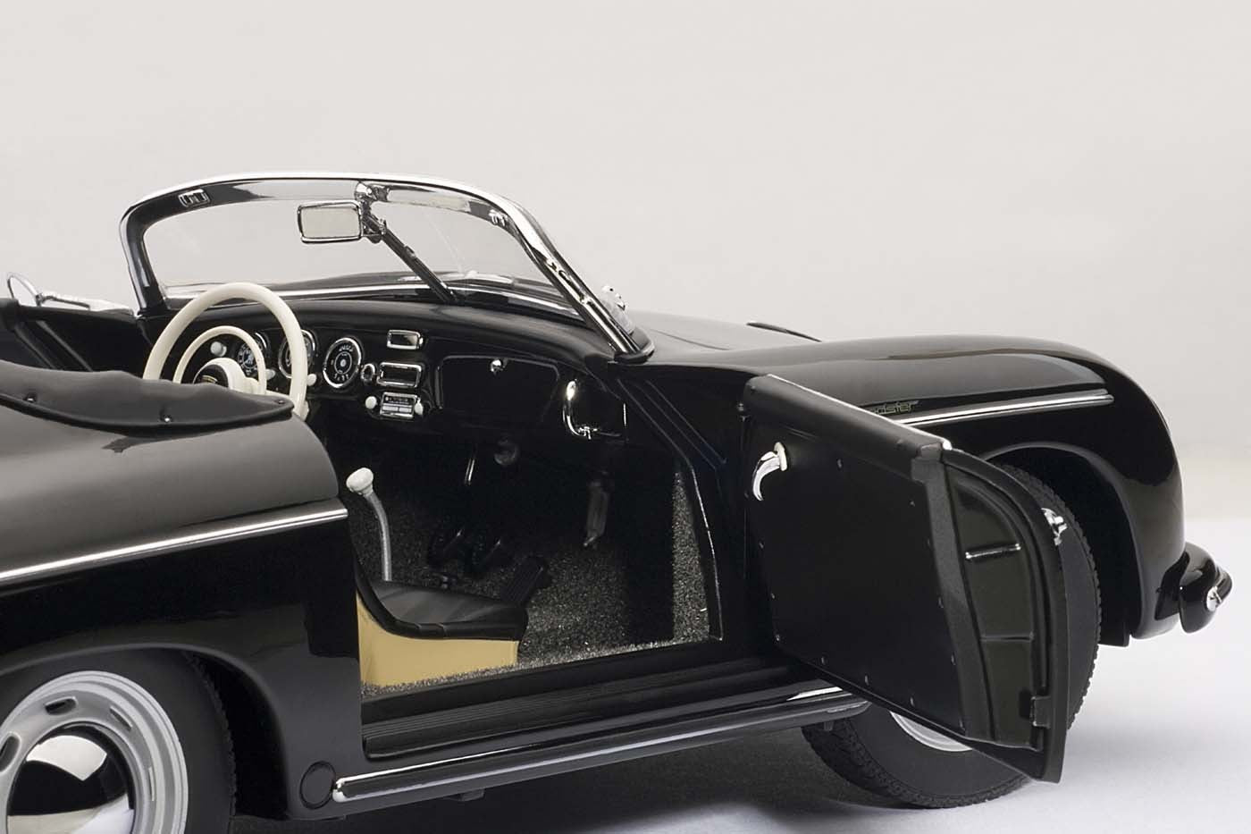 1:18 Porsche 356A Speedster - European Version - Black - AUTOart - 77863