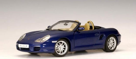 1:18 Porsche 986 Boxster Cabriolet Facelift - Lapis Blue Metallic - AUTOart - 77881