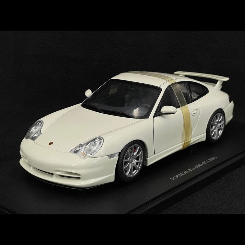 1:18 Porsche 911 (996) GT3 - 2003 - White - AUTOart - 77942