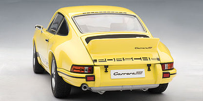 1:18 Porsche 911 Carrera RS 2.7 - 1973 - Light Yellow w/Black Stripes - AUTOart - 78053