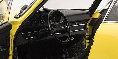 1:18 Porsche 911 Carrera RS 2.7 - 1973 - Light Yellow w/Black Stripes - AUTOart - 78053