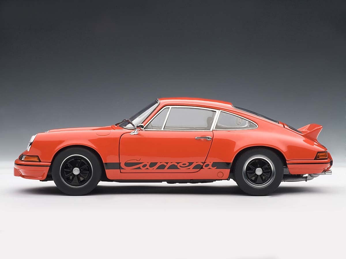 1:18 Porsche 911 Carrera RS 2.7 - 1973 - Orange w/ Black Stripes - AUTOart - 78054