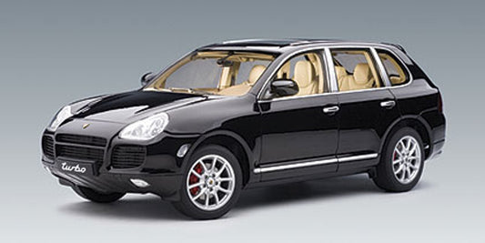 1:18 Porsche Cayenne Turbo - Black - AUTOart - 78062