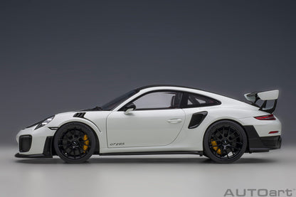 1:18 Porsche 911 (991.2) GT2 RS - Weissach Package - White - AUTOart - 78171
