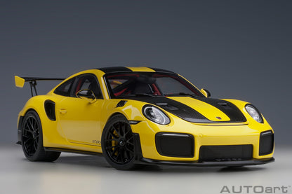 1:18 Porsche 911 (991.2) GT2 RS - Weissach Package - Racing Yellow - AUTOart - 78172