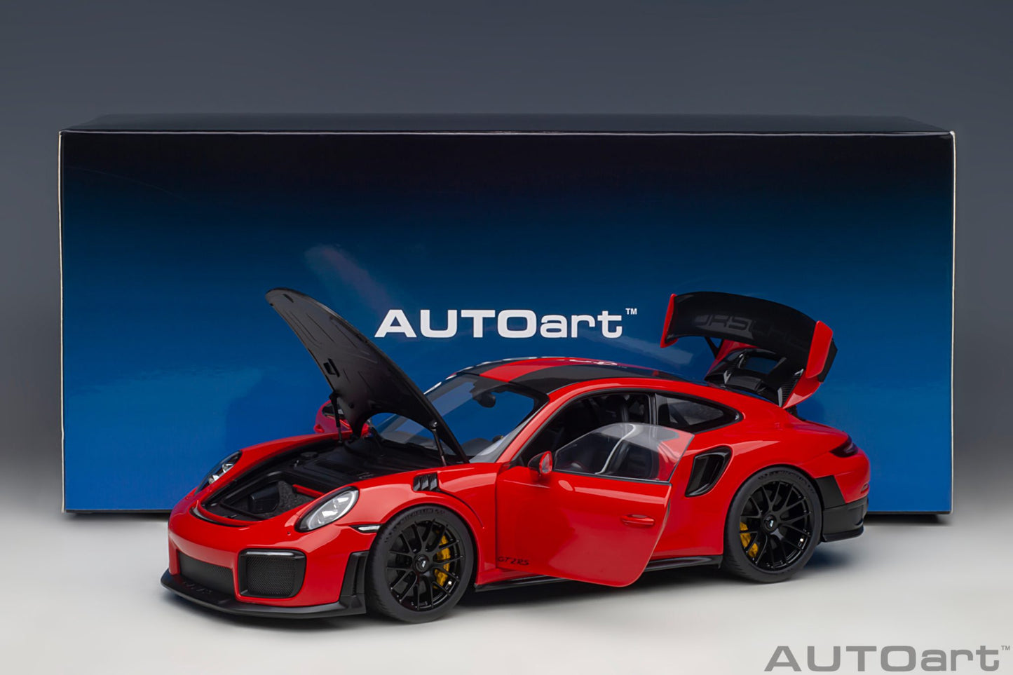 1:18 Porsche 911 (991.2) GT2 RS - Weissach Package - Guards Red - AUTOart - 78173