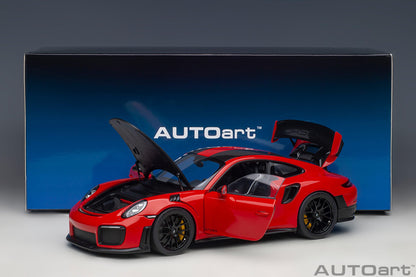 1:18 Porsche 911 (991.2) GT2 RS - Weissach Package - Guards Red - AUTOart - 78173