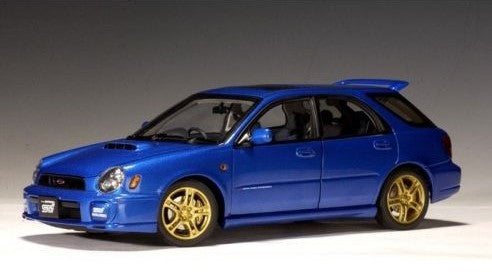 1:18 Subaru New Age Impreza WRX Sti Wagon - 2001 - Blue - AUTOart - 78632