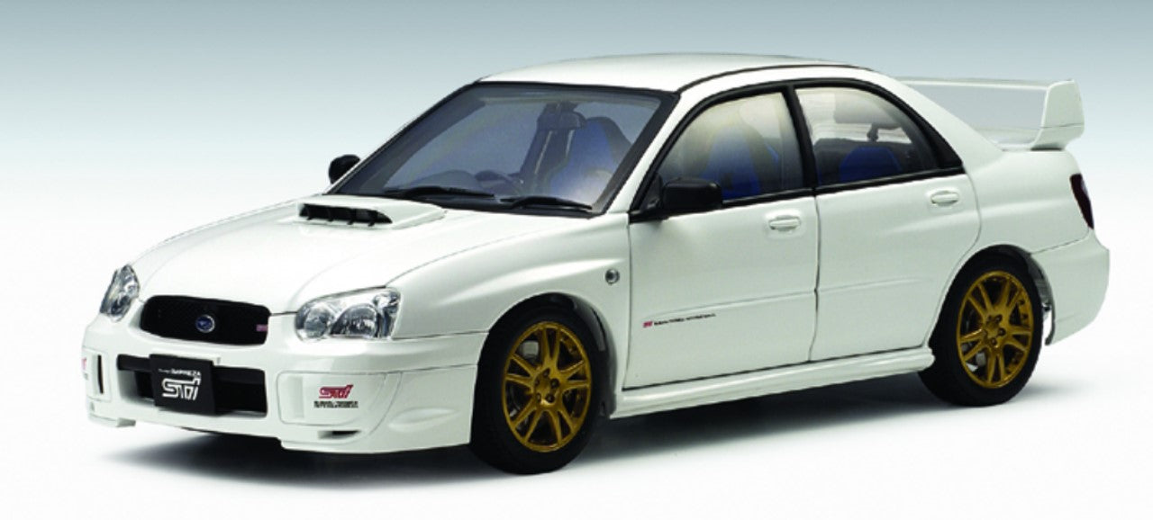 1:18 Subaru Impreza WRX Sti - 2003 - White - AUTOart - 78662