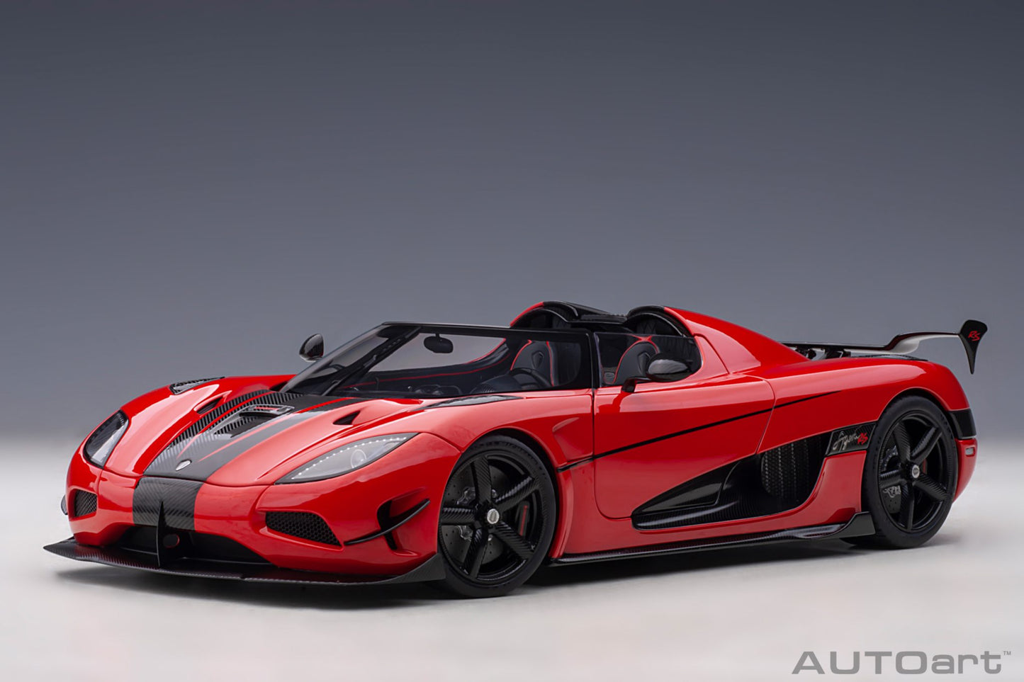 1:18 Koenigsegg Agera RS - Chilli Red w/Black Accents - AUTOart - 79022