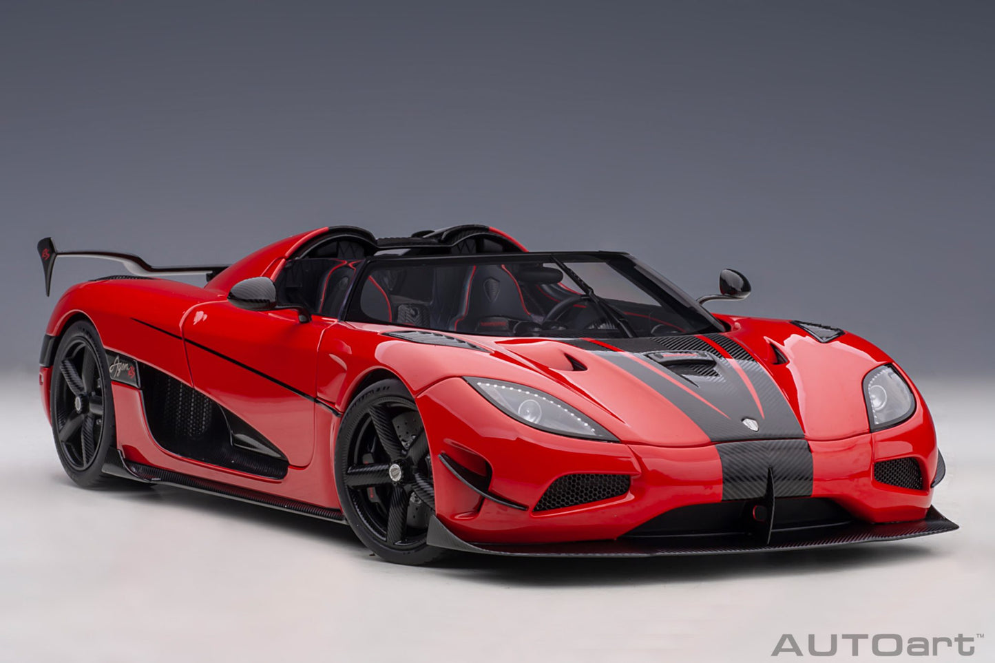 1:18 Koenigsegg Agera RS - Chilli Red w/Black Accents - AUTOart - 79022