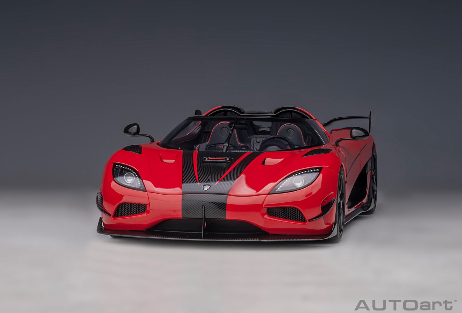 1:18 Koenigsegg Agera RS - Chilli Red w/Black Accents - AUTOart - 79022