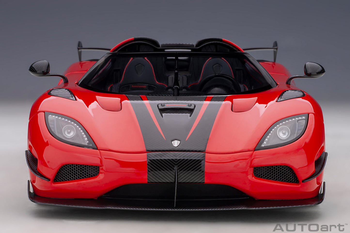 1:18 Koenigsegg Agera RS - Chilli Red w/Black Accents - AUTOart - 79022