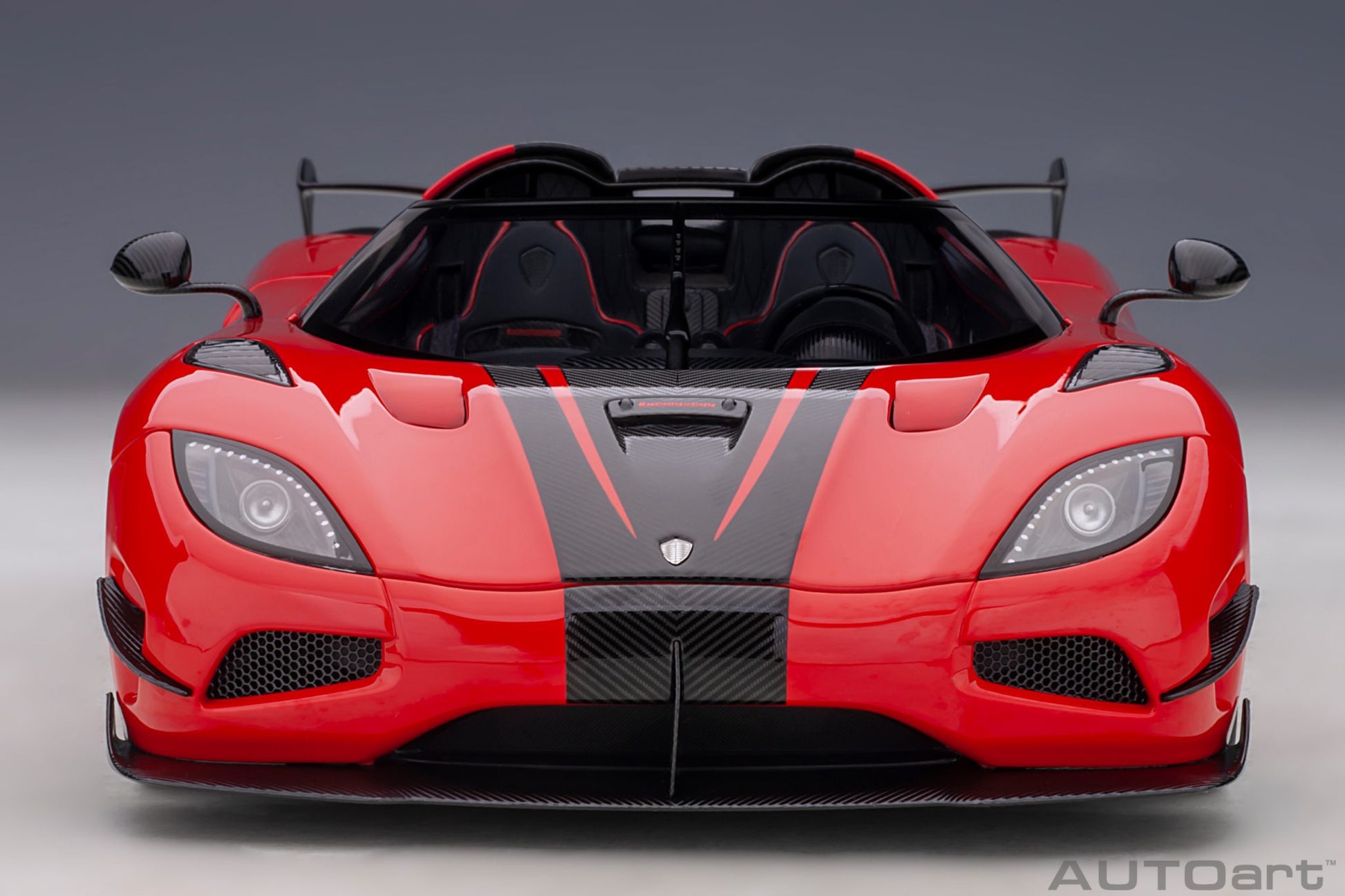 1:18 Koenigsegg Agera RS - Chilli Red w/Black Accents - AUTOart - 79022