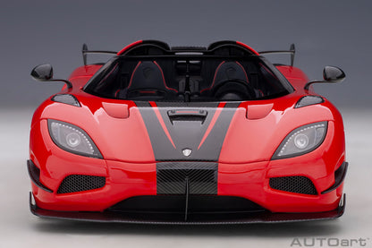 1:18 Koenigsegg Agera RS - Chilli Red w/Black Accents - AUTOart - 79022