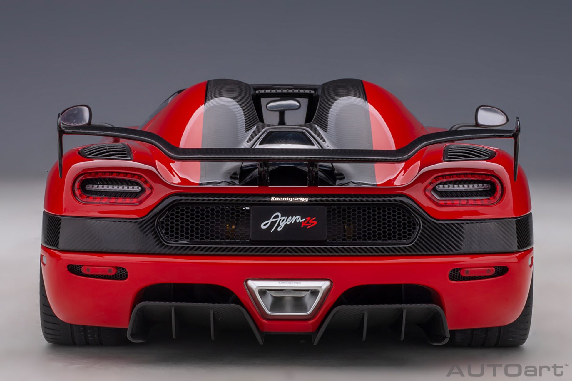1:18 Koenigsegg Agera RS - Chilli Red w/Black Accents - AUTOart - 79022