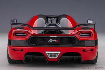 1:18 Koenigsegg Agera RS - Chilli Red w/Black Accents - AUTOart - 79022