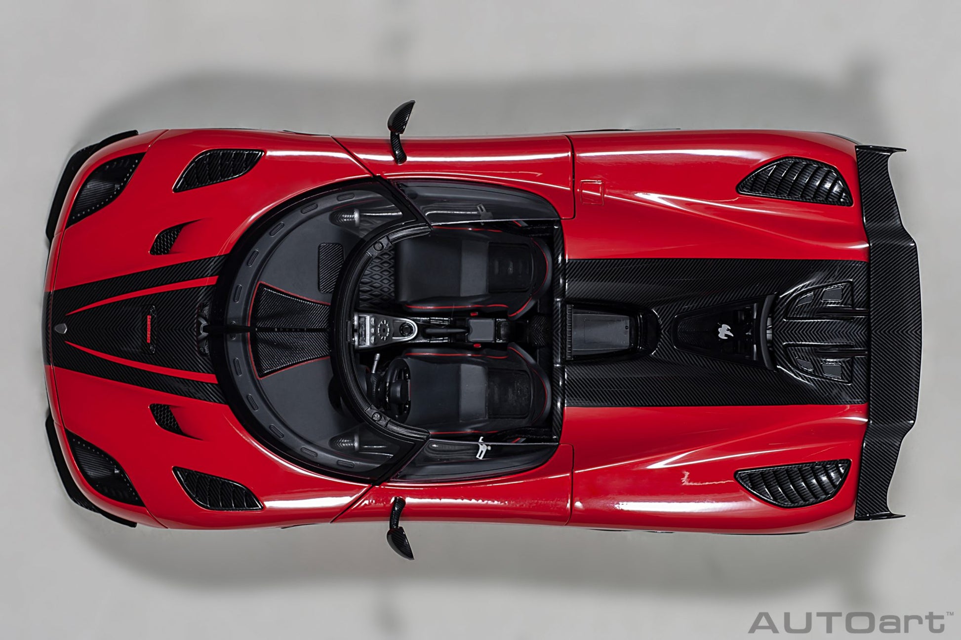 1:18 Koenigsegg Agera RS - Chilli Red w/Black Accents - AUTOart - 79022