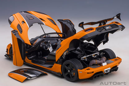 1:18 Koenigsegg Agera RS - Cone Orange w/Black Accents - AUTOart - 79023