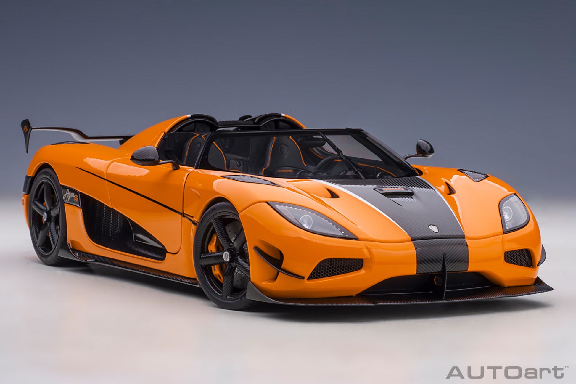 1:18 Koenigsegg Agera RS - Cone Orange w/Black Accents - AUTOart - 79023