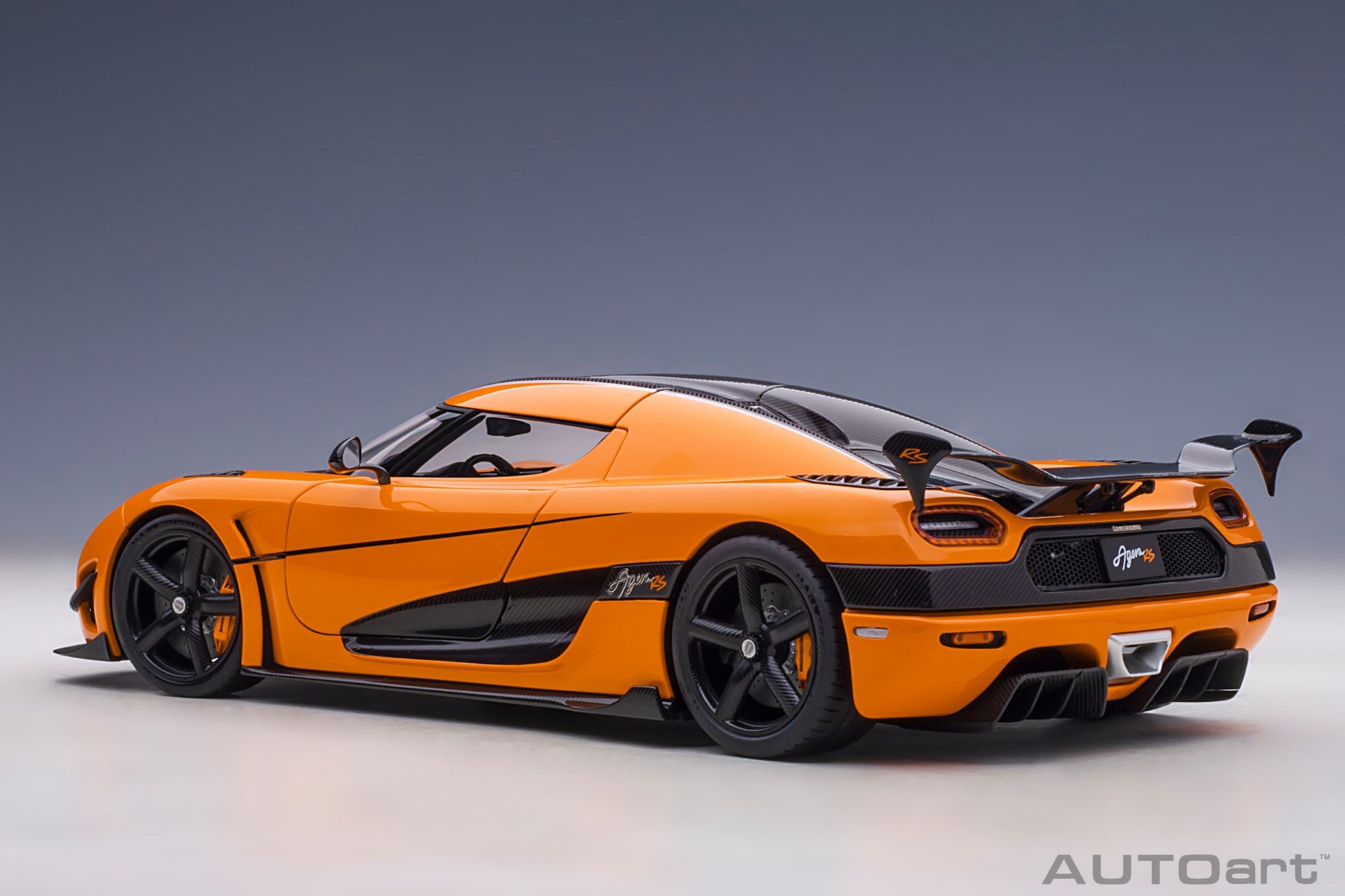 1:18 Koenigsegg Agera RS - Cone Orange w/Black Accents - AUTOart - 79023