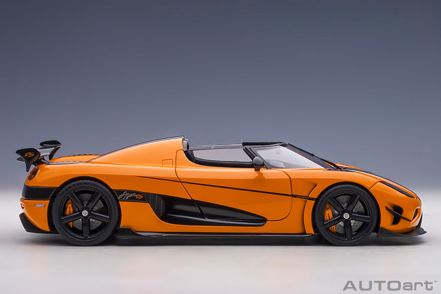 1:18 Koenigsegg Agera RS - Cone Orange w/Black Accents - AUTOart - 79023