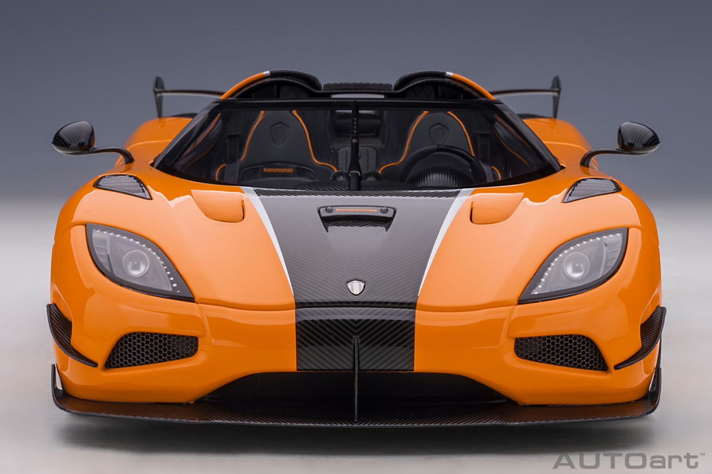 1:18 Koenigsegg Agera RS - Cone Orange w/Black Accents - AUTOart - 79023