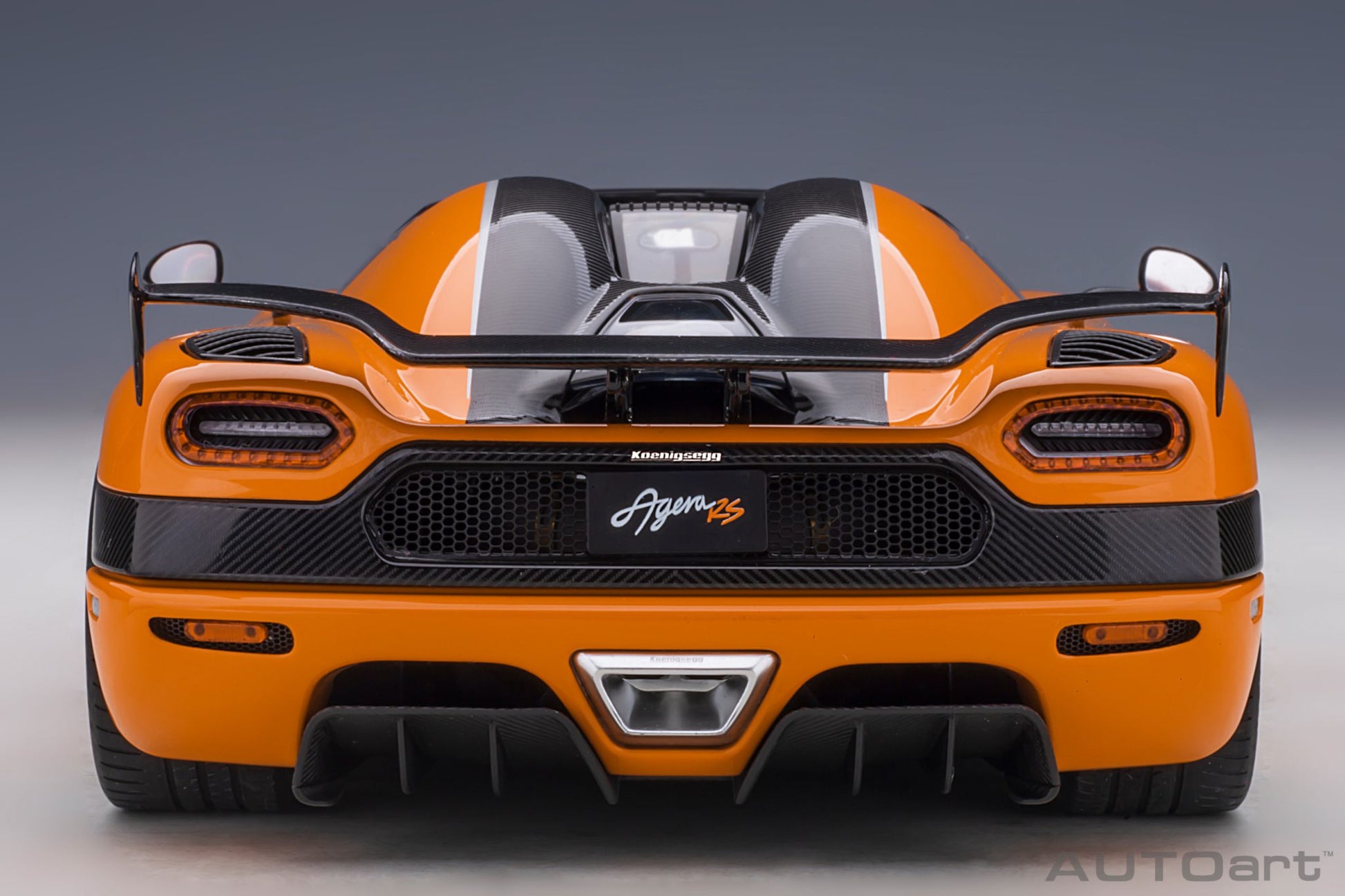 1:18 Koenigsegg Agera RS - Cone Orange w/Black Accents - AUTOart - 79023