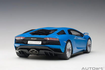 1:18 Lamborghini Aventador S - Blue Nila/Pearl Blue - AUTOart - 79134