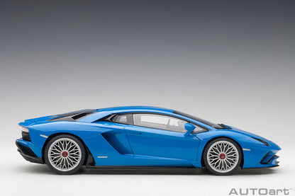 1:18 Lamborghini Aventador S - Blue Nila/Pearl Blue - AUTOart - 79134