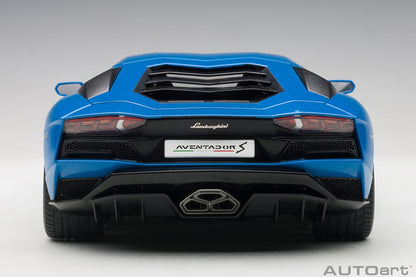 1:18 Lamborghini Aventador S - Blue Nila/Pearl Blue - AUTOart - 79134