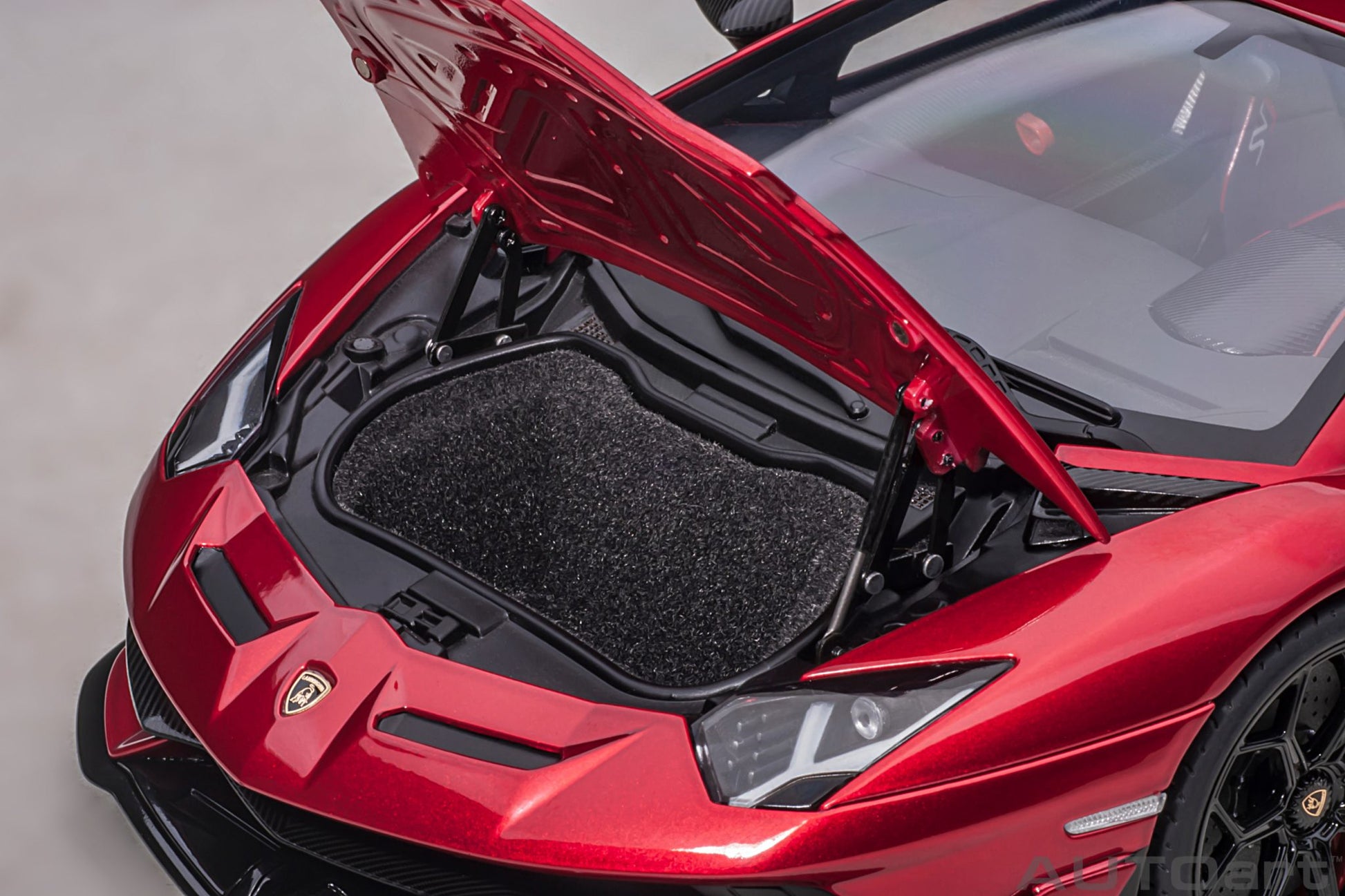 1:18 Lamborghini Aventador SVJ - Rosso Efesto/Metallic Red - AUTOart - 79177