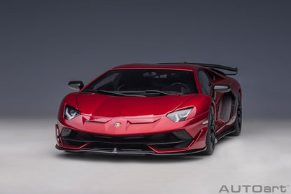 1:18 Lamborghini Aventador SVJ - Rosso Efesto/Metallic Red - AUTOart - 79177