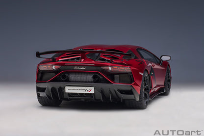 1:18 Lamborghini Aventador SVJ - Rosso Efesto/Metallic Red - AUTOart - 79177